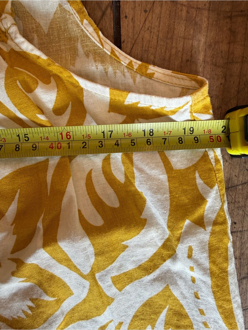 Madewell Mustard and White Floral skirt size xl and tank size small - Picture 15 of 17